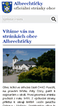 Mobile Screenshot of albrechticky.cz